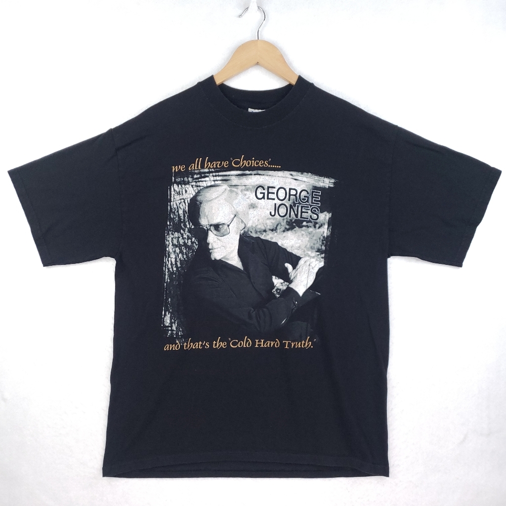 Vintage 90s George Jones Country Music We All Have Choices T-shirt